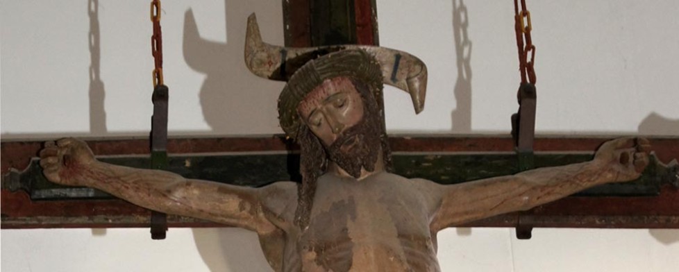 Lauenburg, Triumphkreuz über dem Altar